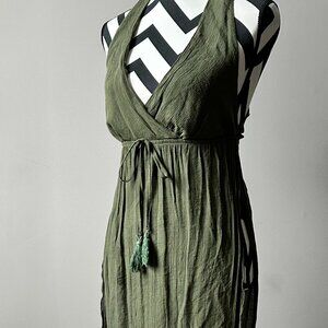 Ekouaer olive green coverup